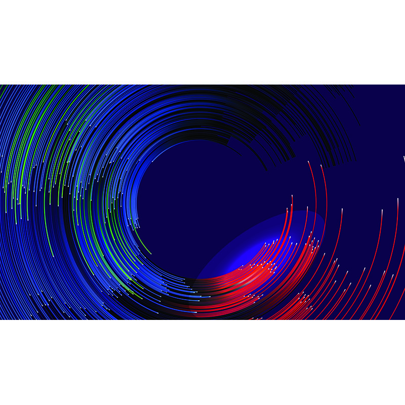 Πίνακας σε καμβά Colorfull Arcs